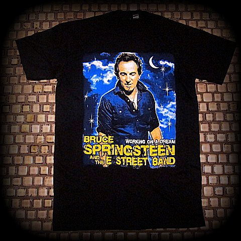 Bruce Springsteen - Working On A Dream Tour 2009 - Two Sided Printed - T-Shirt